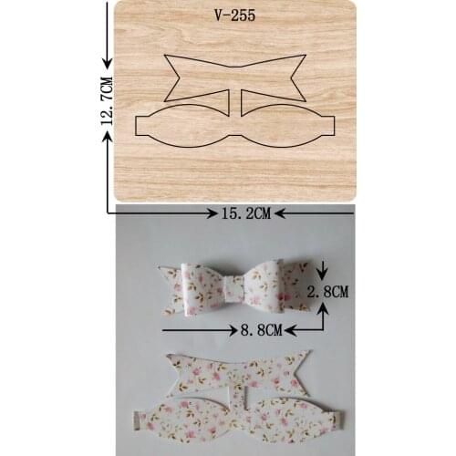 New BOW wooden dies cutting dies for scrapbooking /Multiple sizes /V-255