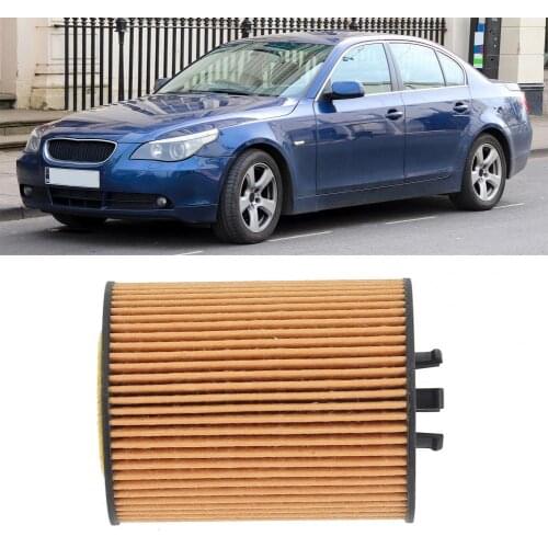 50% Wholesales Car Engine Oil Filter Kit Yellow Replacement 11427511161 11427506677 for BMW 5 Series E60