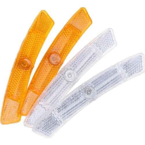2pcs/set Bike Bicycle Spoke Reflector Safety Warning Light Safety Wheel Rim Reflective Light Mount Vintage Clip Tube Reflector