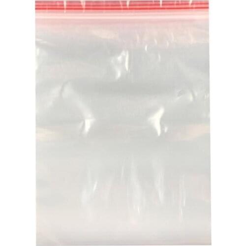 100Pcs Plastic Bags Storaged Dustproof PE Reclosable Plastic Bags for Jewelry