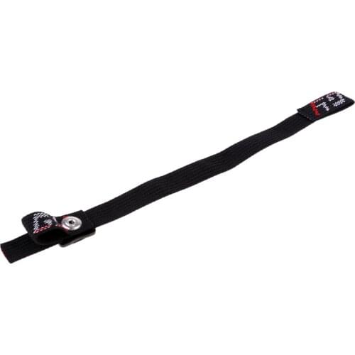 Ice Hockey Helmet Chin Strap with Single Snap - Black Replacement Chin Strap