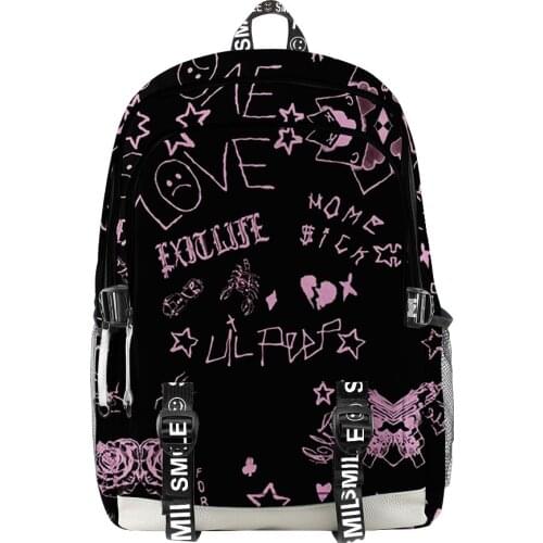 Lil Peep Love Women Men Laptop Bag Backpack Students Teenager Backpacks Boys Girls School Bags Travel Bags Oxford Waterproof Bag