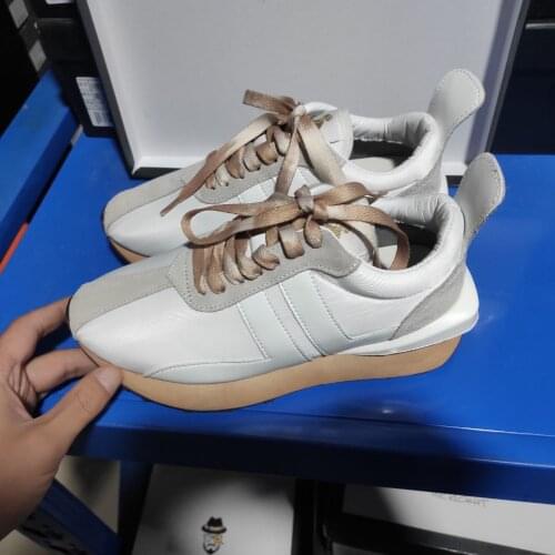 New arrival women Pumps shoes natural Genuine leather women lace-up leisure comfortable movement fashion Vulcanized Women shoes