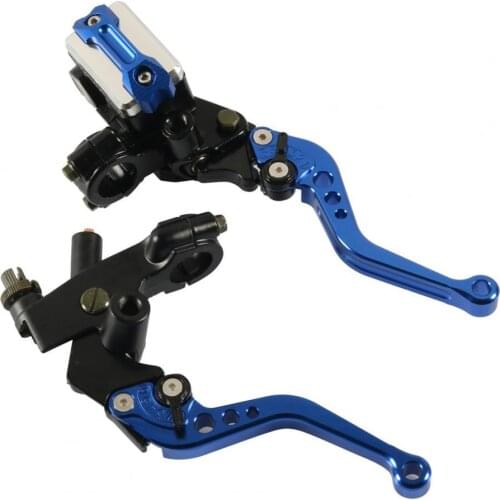2Pcs Universal Motorcycle Clutch Lever Adjustable Pivot Design 7/8 Inch 22MM Motorcycle Clutch Master Cylinder for Dirt Bike