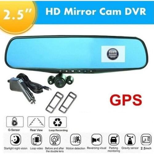 NEW Hd Mirror Cam As Seen On Tv Car Dvr 350 Hd Dashcam Recorder 360-Degree Rotating Viewing Angle Driving Recorder