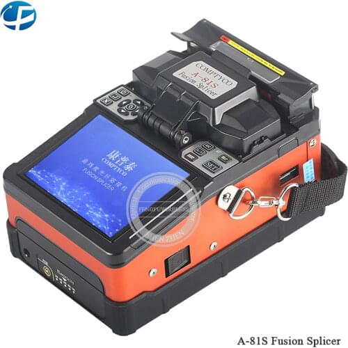 Fiber Optic Fusion Splicer A-81S Orange Fully Automatic Fusion Splicer Machine Fiber Optic Fusion Splicer