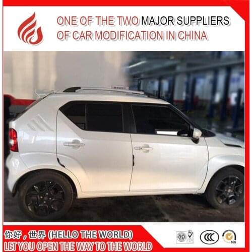 High quality hot sale ABS primer black white color car rear roof spoiler for Ignis ingis 16 17 18 2016 2017 2018
