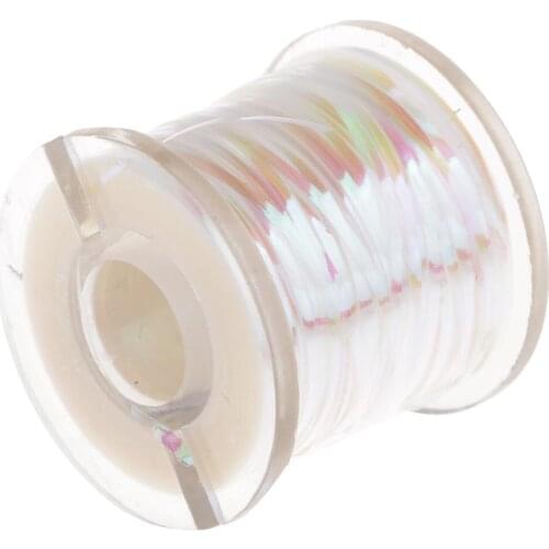 1 Spool Plastic Fly Tying Tinsel Tape Fishing Lure Tape Fly Tying Material