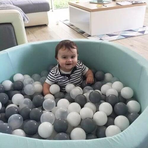 100/200 Pcs Ocean Ball Baby Kid Swim Pit Toy Children Water Pool Ocean Wave Beach Ball Soft Plastic Toys Infant Photography Prop