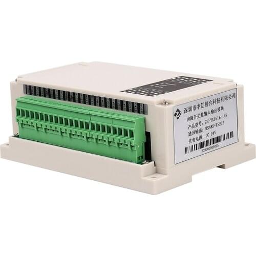 16 Independent Relays RS485 RS232 Ethernet Output Controller Serial Port DO Output Module