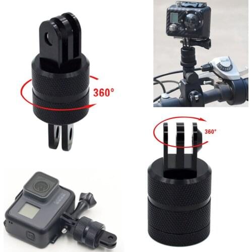 TUYU GoPro Hero 4 3+ 5 6 Session Aluminum Mini Tripod Adapter Mount SJCAM SJ4000 EKEN Accessories 360 Degree Rotating Bracket