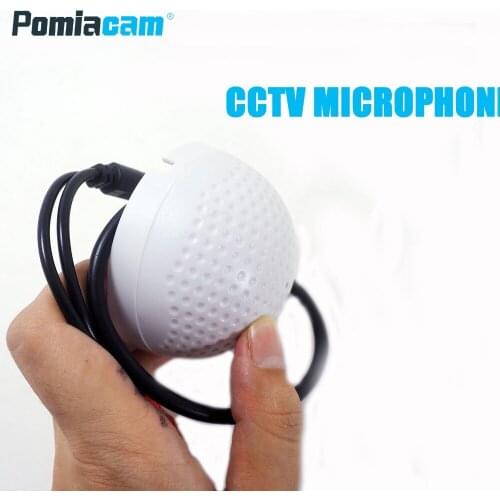 AU-10 Nice Mini CCTV Security Surveillance Microphone CCTV Audio Pickup Input CCTV Microphone