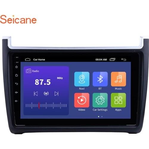 Seicane Car Radio For VW Volkswagen Polo 2012 2013 2014 2015 2Din Android 10.0 9 Inch Bluetooth GPS Multimedia Player Head Unit