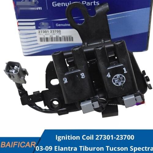 Baificar Brand New Genuine Ignition Coil 27301-23700 For 2003-2009 Hyundai Tiburon Coupe Elantra Tucson Spectra