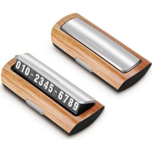 Car Styling Luminous Temporary Car sticker Parking Card Phone Number Plate Magnetic Telephone Number Car Accessories for car