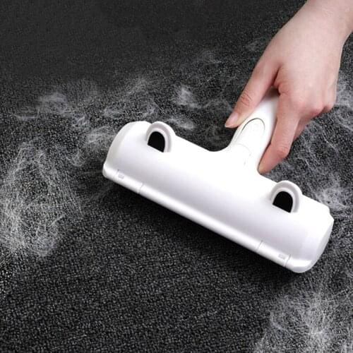 Double-Sided Remove Pet Hair Dog Hair Remover Brush Carpet Cleaning Brush Cat Lint Sticking Roller Carpet Cleaner Brushes