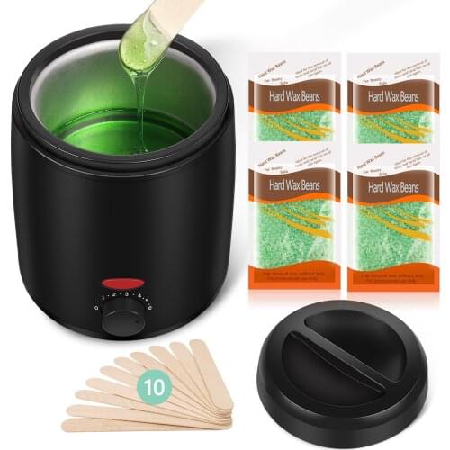 200CC Electric Wax Heater Set Hot Wax Machine Paraffin Pot Warmer Hair Removal Waxing Machine Wax-Melt Epilator Quick Heaters