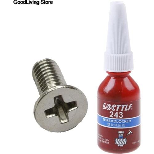 1 PC high quality 10ml Screw Glue Thread Locking Agent Anaerobic Adhesive 243 Glue Oil Resistance Fast Curing Home Tool