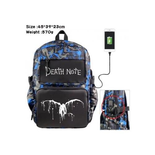 IVYYE Death Note A253904 Anime Backpack Rucksacks Cartoon Backpacks Casual Schoolbags travel Knapsack Unisex