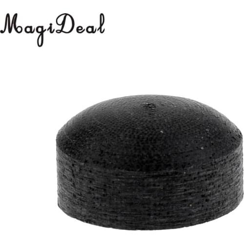 MagiDeal 13mm High Quality Leather Glue-on Pool Snooker Billiard Cues Tip for 9 Nine Ball Cue Stick Billiard Board Game Supplies