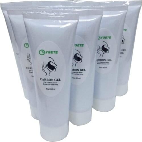 50g/80g Soft Laser Carbon Cream gel for nd yag laser skin rejuvenation treatment Active Laser whitening active nano carbon 2pcs