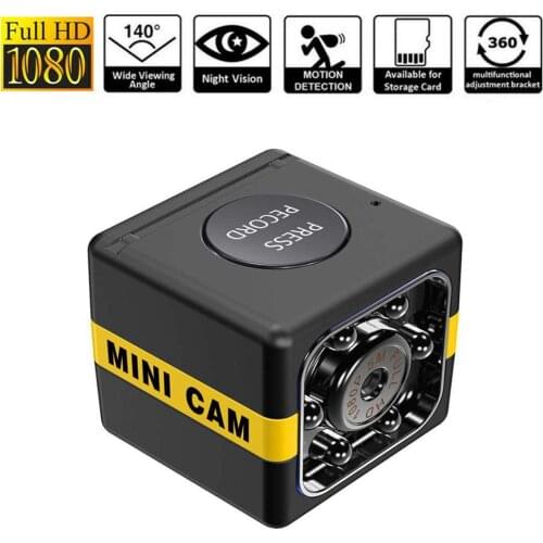 New 1080P HD Mini Camera Auto IR Night Vision Motion Detection Micro Cam DVR Video Recorder Camara Support TF Card