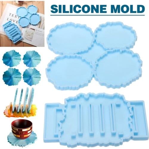 New Arrivals Silicone Mold Coaster Mat Storage Holder Mold Resin Epoxy Mold DIY Craft For Home Table Decoration