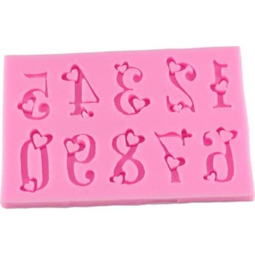 New Fondant Cake Decorating Tools Liquid Mold Chocolate Fondant Cake Baking Tool Decoration Love Digital Modeling Module