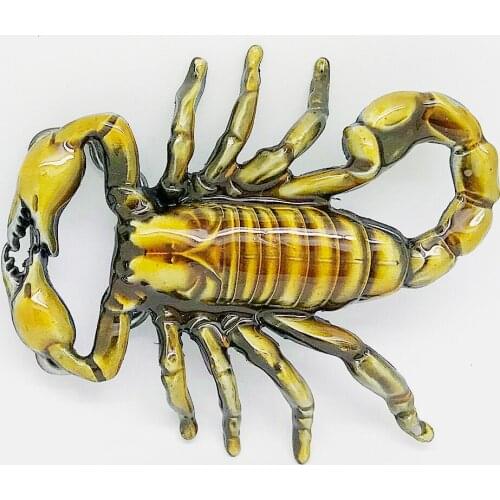 Western cowboy zinc alloy personality domineering scorpion unisex belt buckle