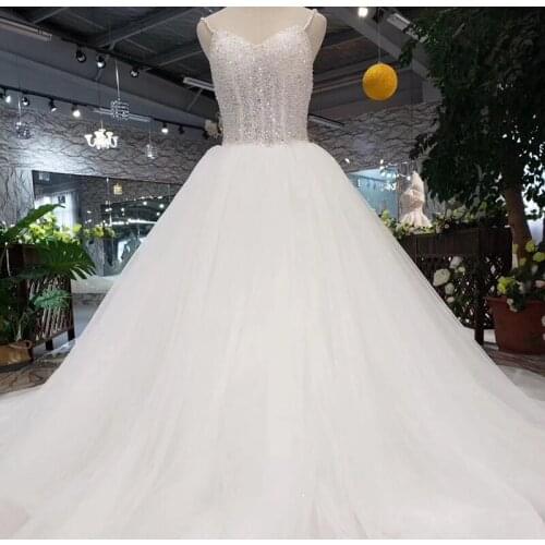 BGW HT4219 Boho Wedding Dresses 2020 Floor Length Princess Beauty Beach Bridal Dress Wedding Gowns White Vestidos De Noiva