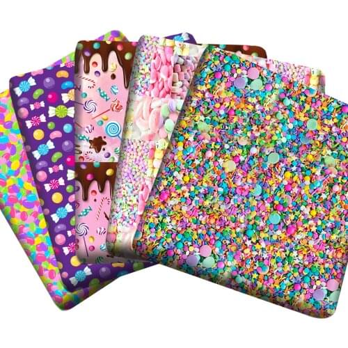 50*145cm Candy Printed Polyester Cotton Fabric for Tissue Sewing Quilting Fabrics Needlework Material DIY Handmade,1Yc18332