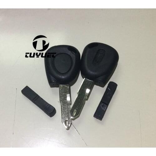 Transponder Key Shell For Peugeot 206 Car Key Blanks Case for Citroen C2