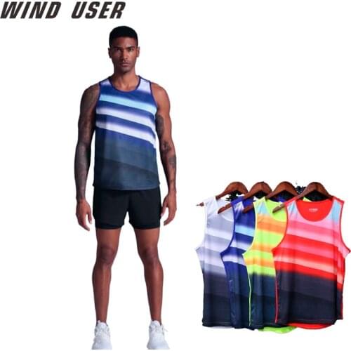 Running Vest Sleeveless Shirt Summer Slim Tank Men Sport Vest Top New Workout Training Gym vest