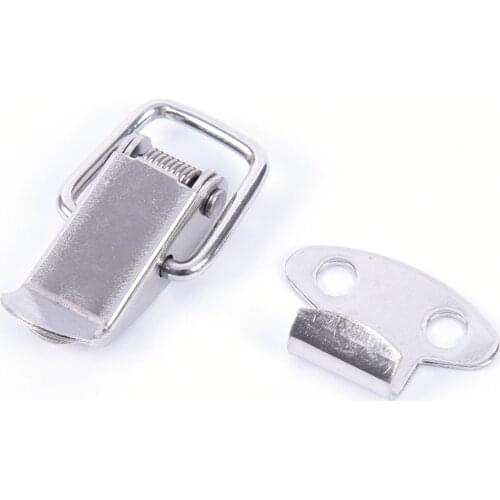2 Pcs Box Chest Case Spring Loaded Draw Toggle Latch Spring Latch With Excellent Anti-corrosion Properties 28mm Length