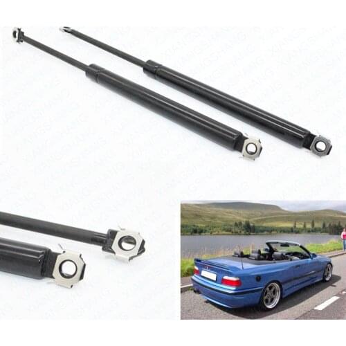 2PCS Front Hood Auto Gas Springs Struts Lift Supports For BMW E36 Coupe 318i 323i 328i M3 Convertible Coupe 1994-1999 366 MM