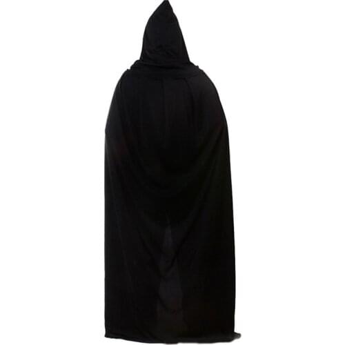 2018 Men Halloween Costumes Witche Vampires Fancy Party Women Gothic Hooded Stain Cloak Wicca Robe Witch Larp Cape