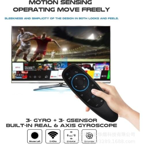 2021 New G10BTS Bluetooth 5.0 IR Air Mouse Wireless 6-Axis Gyro G10S BT5.0 Remote Control