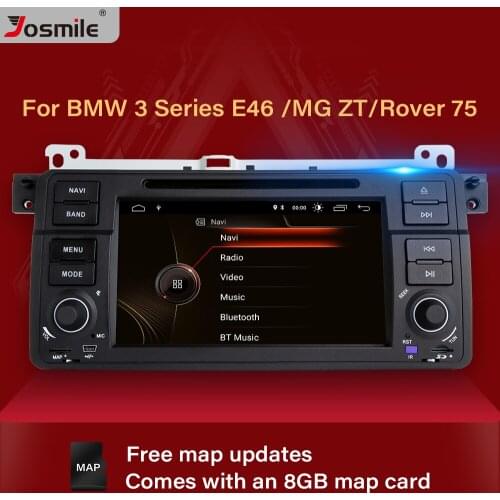 1 Din Car Radio Multimedia Player For BMW E46 M3 Rover 75 Coupe Navigation GPS DVD 318/320/325/330 Touring Hatchback CD Stereo