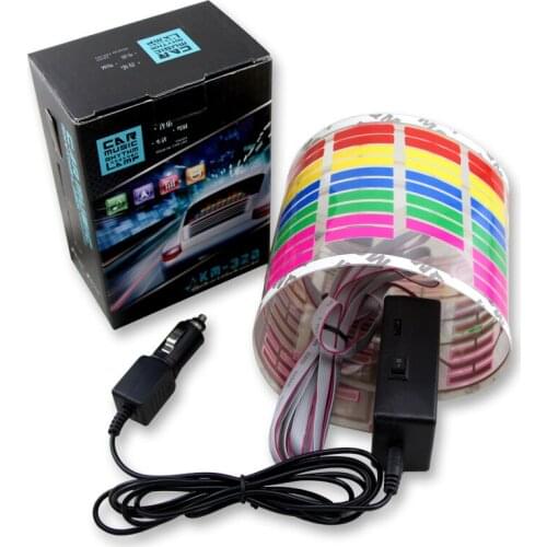 Car led music rhythm light audio light LED voice control light beating with music music rhythm beating light