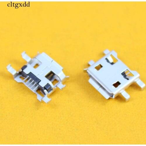 Cltgxdd Micro USB jack 5P,5pin Micro USB Jack,5Pins Micro USB Connector Tail Charging port socket