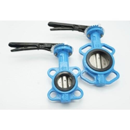 D71X-16 dn65 handle wafer butterfly valve substantially ethylene propylene rubber soft seal valves