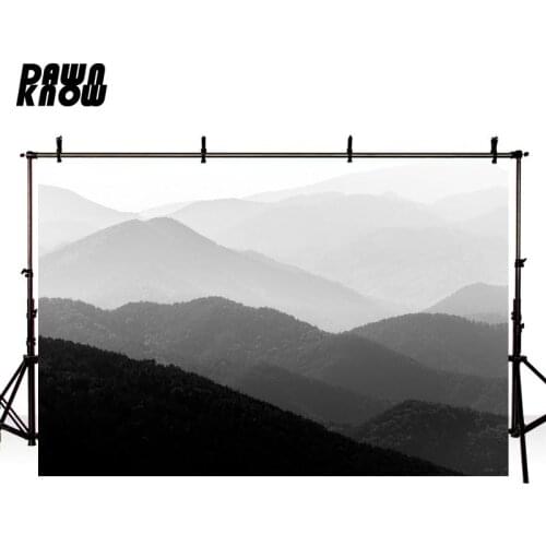 DAWNKNOW Hilltop Photography Background Black and White Photographic Backdrops Wedding Photo Studio Children Photocall lv2002