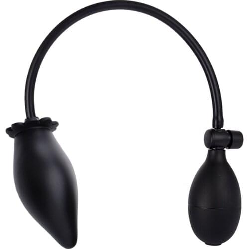 Sex Toys For Men Inflatable Anal Toys Anus Stimulator Elastic Silicone Anal Butt Plug Erotic Sex Toys For Men Women Couples Gays