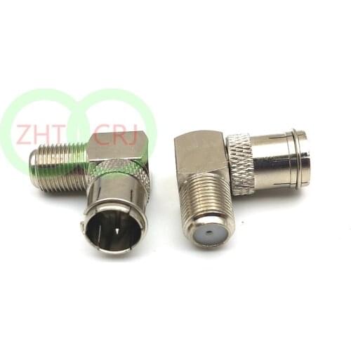 COPPER F Push Male to Female Connector Adapter FOR Coax RG6 RG59 New