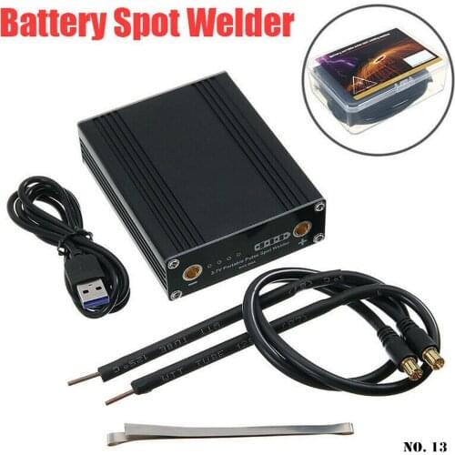 Mini Spot Welding Machine Nine-speed Adjustable, Portable Welding Device with Accessories Of 18650 Lithium Battery Nickel Sheet
