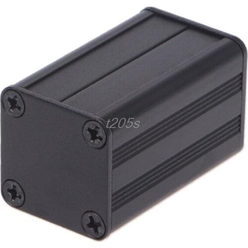 New DIY Extruded Electronic Project Aluminum Enclosure Case Black 40x25x25mm T25 Drop ship