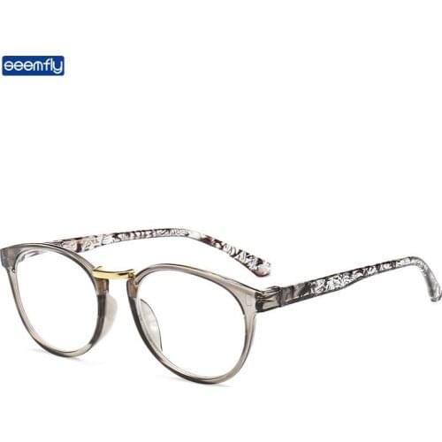 Seemfly 2021 Vintage High Definition Reading Glasses Women Men Floral Frame Magnifying Presbyopic Eyeglasses Diopters +1.0 +4.0