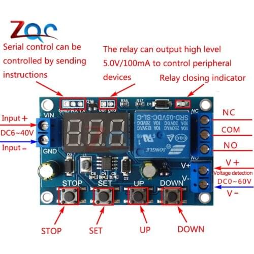 18650 Lithium Battery Charger Board with Over Charge Discharge Protection 6-40V Integrated Circuits Board Module