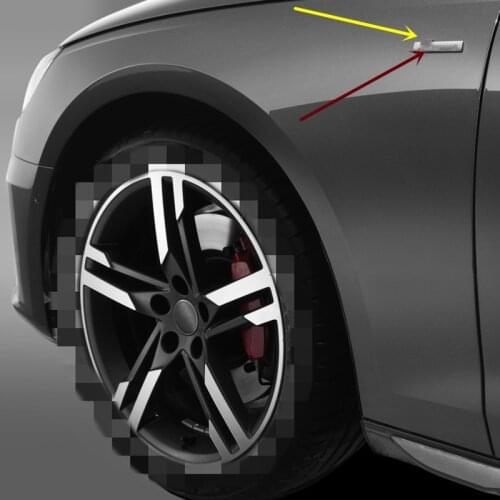 Suitable for Audi sline modified special side label metal car body sticker leaf side label decorative sticker