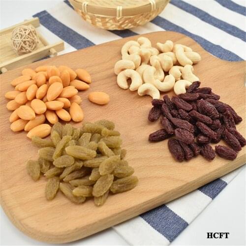 Festive party hotel cafe store shop decor raisin apricot kernel cashew nut dry fruits nuts artificial Simulation faux fake fruit